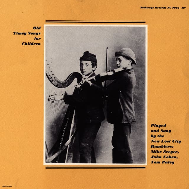 Album cover art for Old Timey Songs for Children