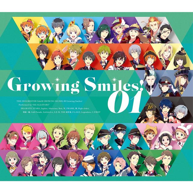 Album cover art for THE IDOLM@STER SideM GROWING SIGN@L 01 Growing Smiles!