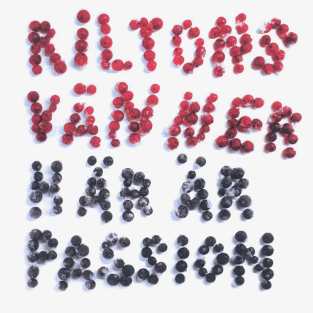 Album cover art for Här är passion