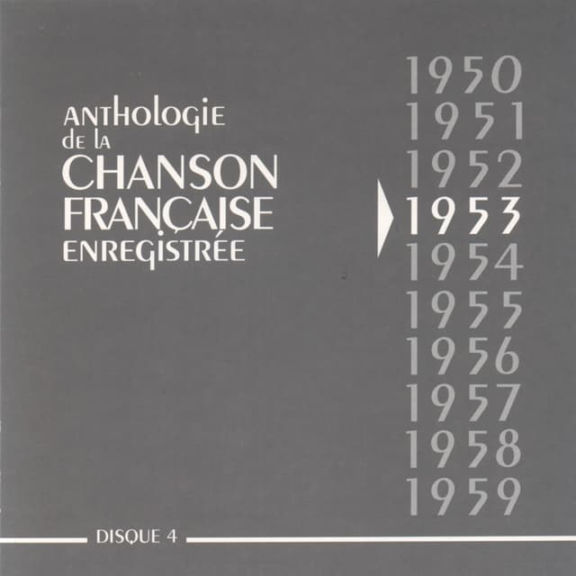 Album cover art for Anthologie de la Chanson Française 1953