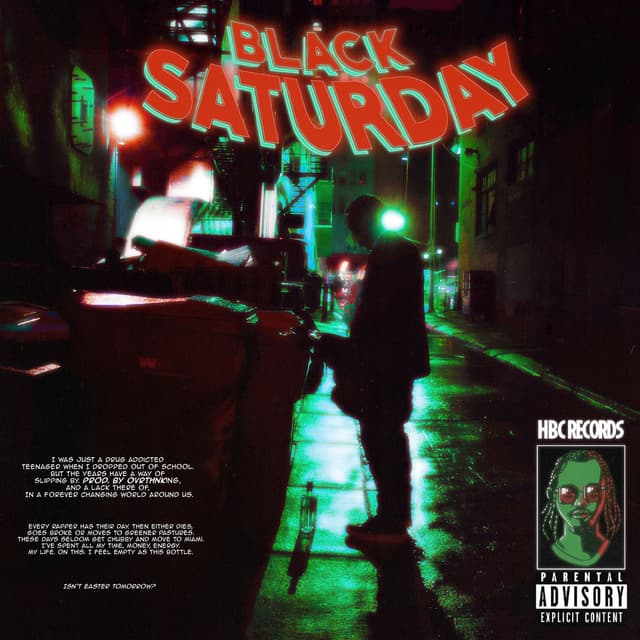 Album cover art for Black Saturday