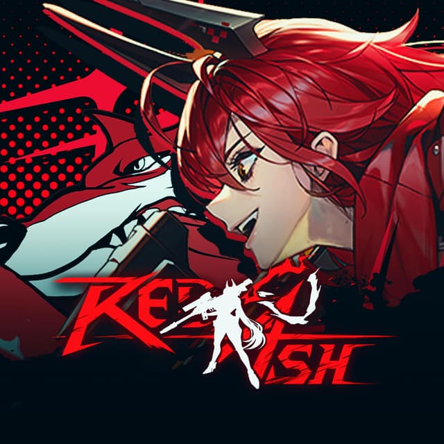 Album cover art for RED ASH (Goddess of Victory: NIKKE Original Soundtrack)