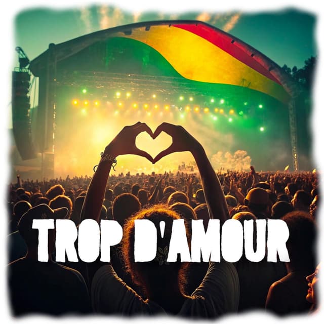 Album cover art for Trop d'amour