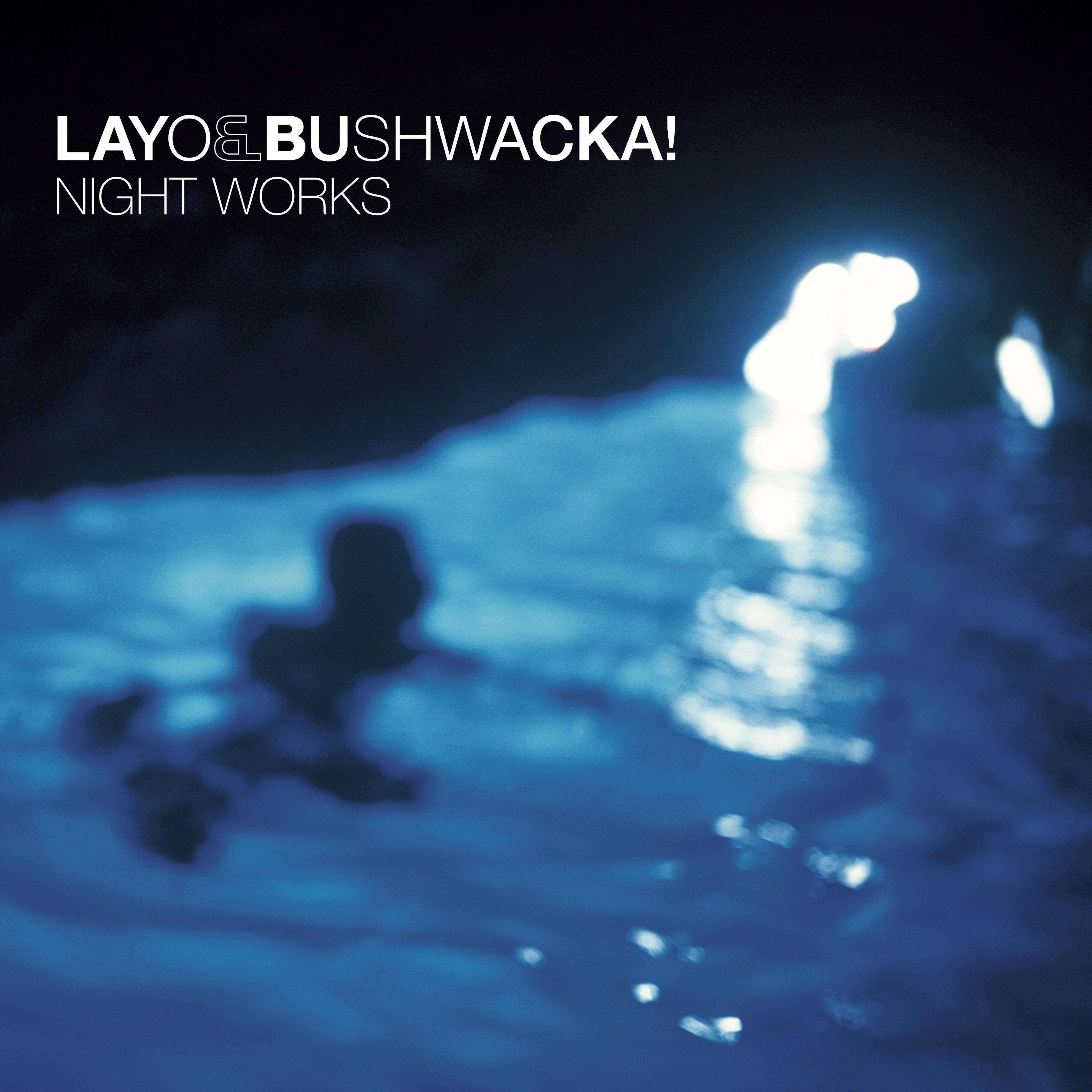 Lyric cover art as blurred background