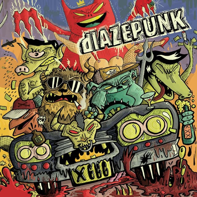 Album cover art for Diazepunk