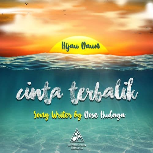Album cover art for Cinta Terbalik
