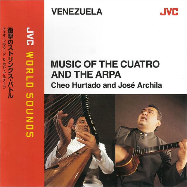 Album cover art for JVC World Sounds (Venezuela) Music of the Cuatro and the Arpa