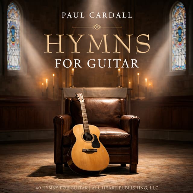 Album cover art for 40 Hymns for Guitar