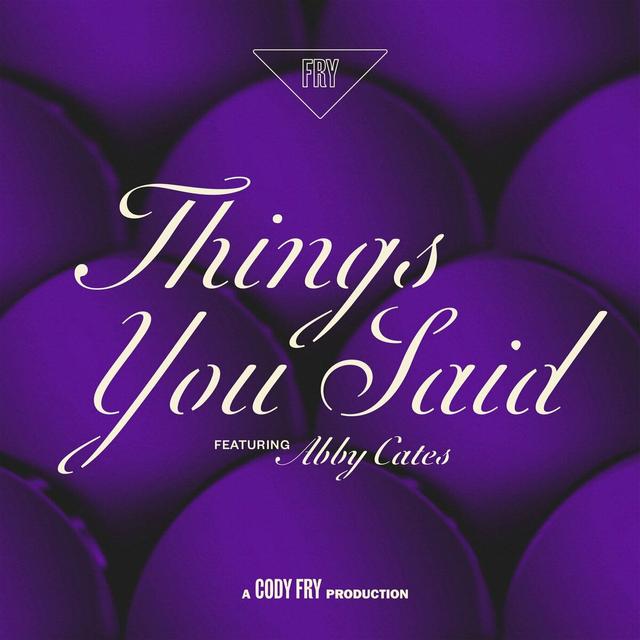 Album cover art for Things You Said