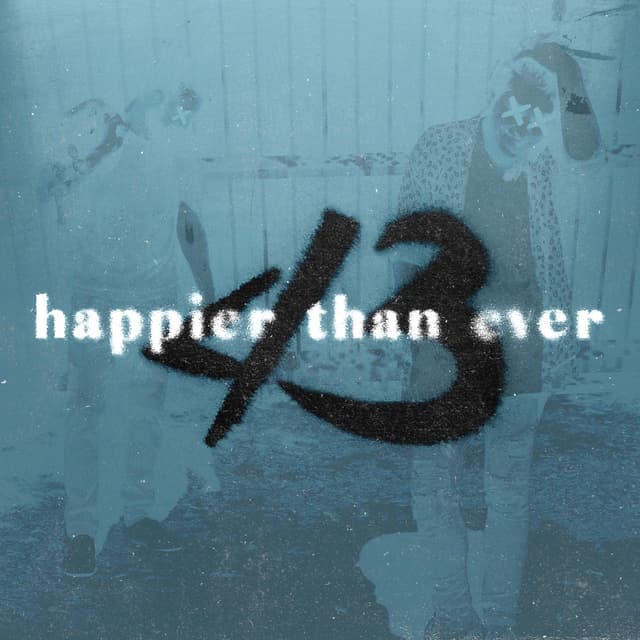 Album cover art for happier than ever