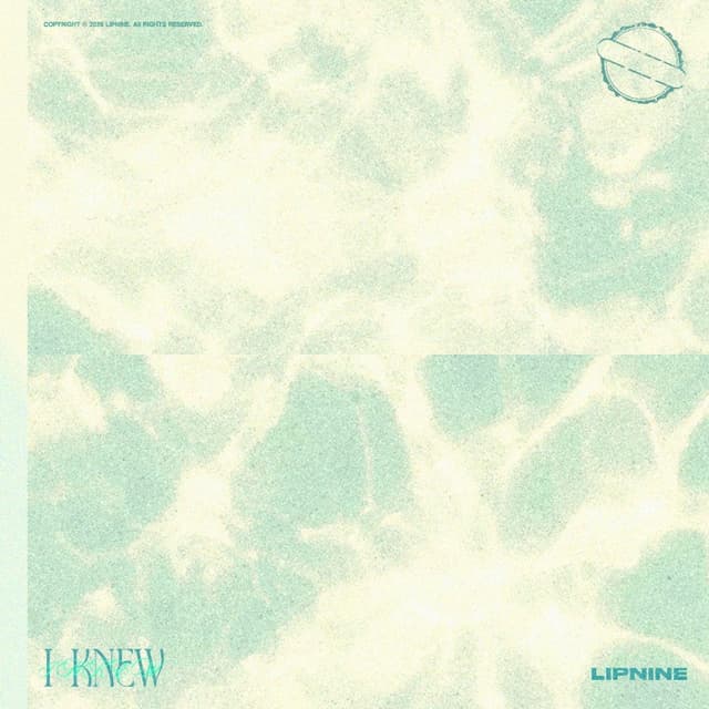 Album cover art for I knew