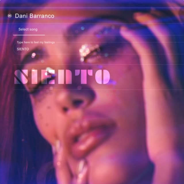 Album cover art for SIENTO ( Select Song Type Here To My Feelings )