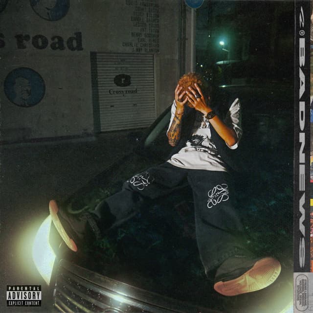Album cover art for BADNEWS