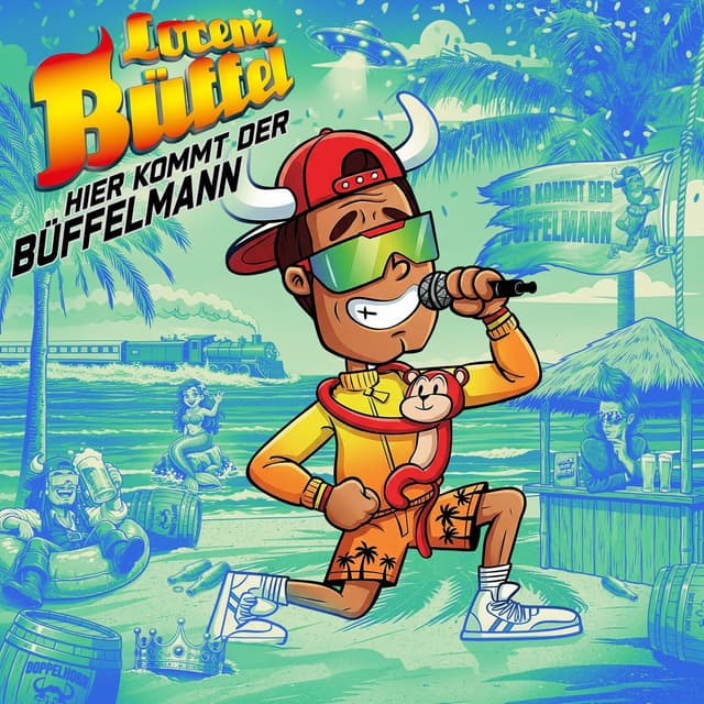 Album cover art for Hier kommt der Büffelmann