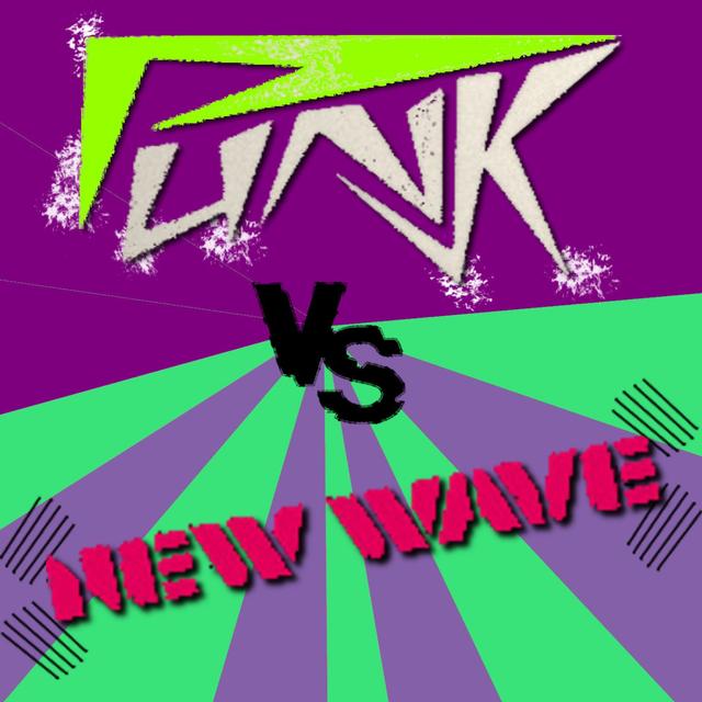 Album cover art for Punk Vs New Wave