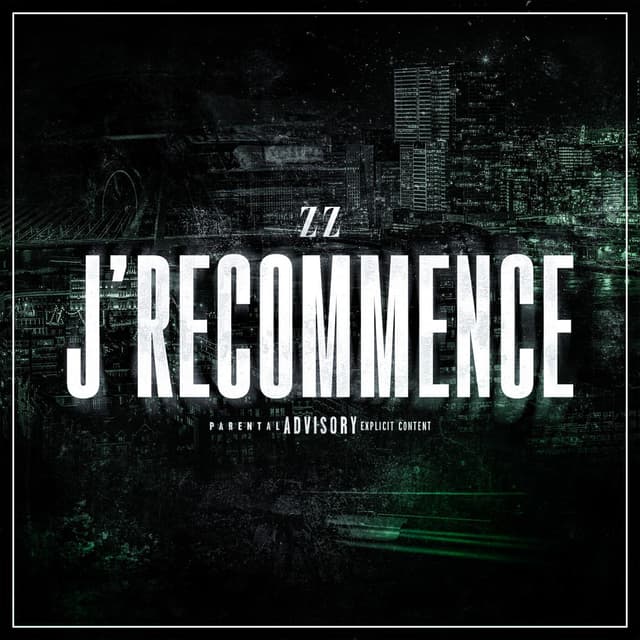 Album cover art for J'RECOMMENCE