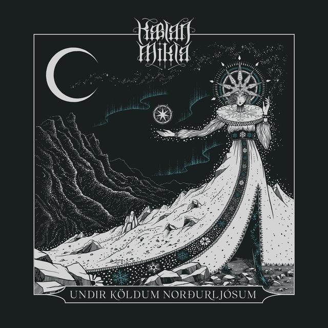 Album cover art for Undir köldum norðurljósum