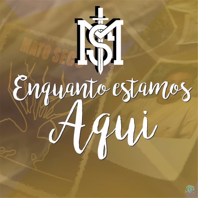 Album cover art for Enquanto Estamos Aqui