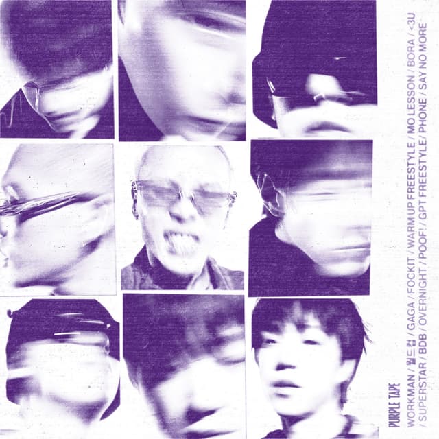 Album cover art for PURPLE TAPE