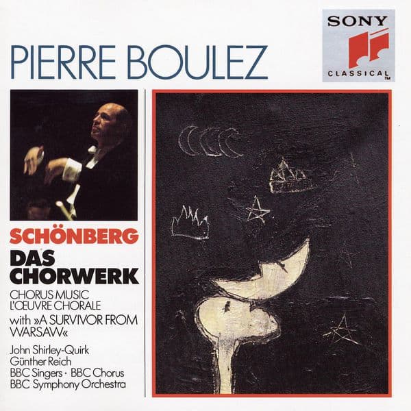 Album cover art for Schoenberg : Das Chorwerk