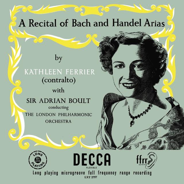 Album cover art for J.S. Bach & Handel Arias