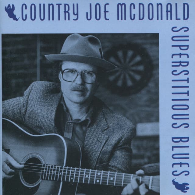 Album cover art for Superstitious Blues