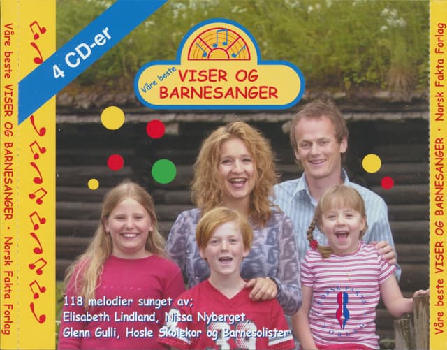 Album cover art for Våre beste viser og barnesanger