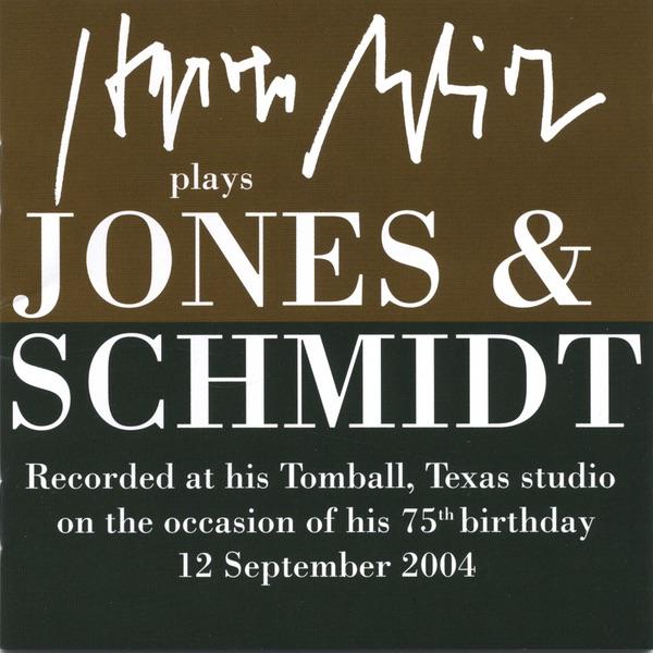 Album cover art for Plays Jones & Schmidt
