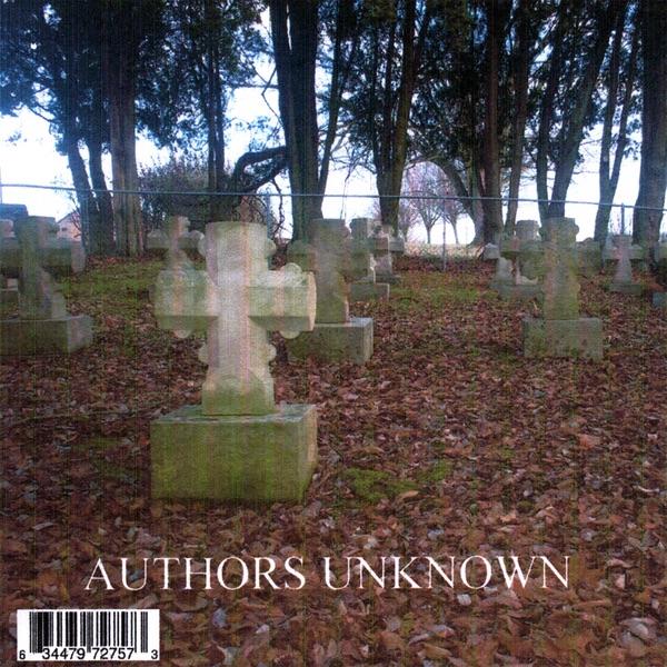 Album cover art for Authors Unknown