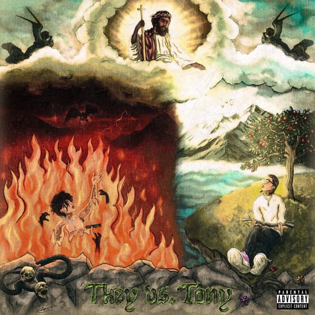 Album cover art for Tkey vs. Tony