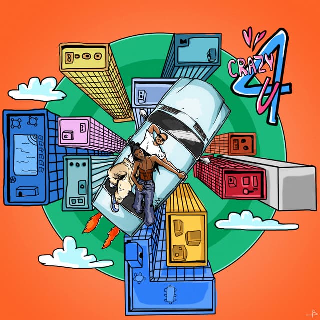 Album cover art for Crazy 4 U