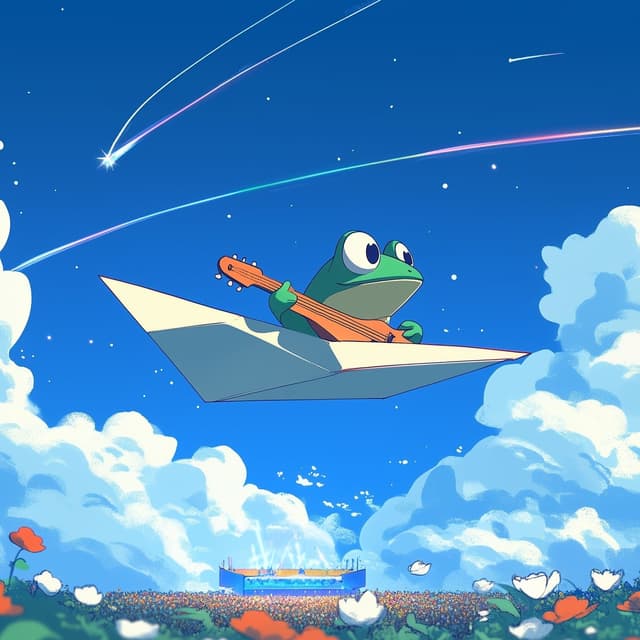 Album cover art for Fly, Frog !