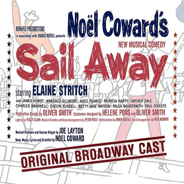 Album cover art for Sail Away - Original Broadway Cast