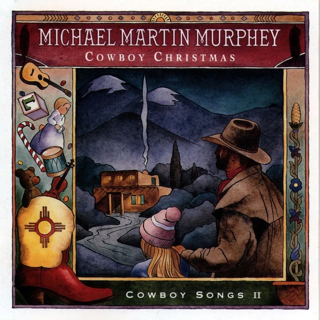 Album cover art for Cowboy Christmas (Cowboy Songs II)