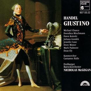 Album cover art for Handel: Giustino