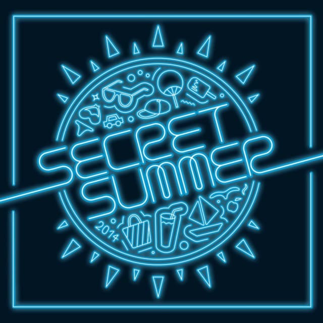 Album cover art for SECRET SUMMER