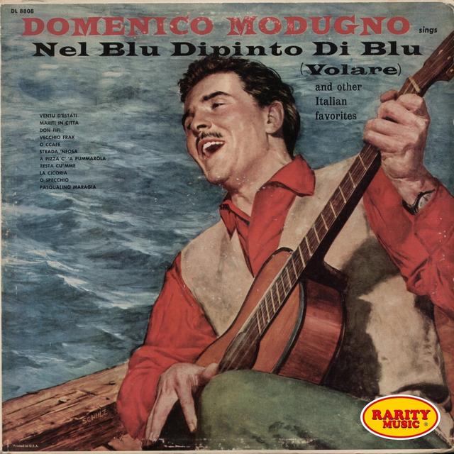 Album cover art for Domenico Modugno Sings Nel Blu Dipinto di Blu ( Volare ) And Other Italian Favorites