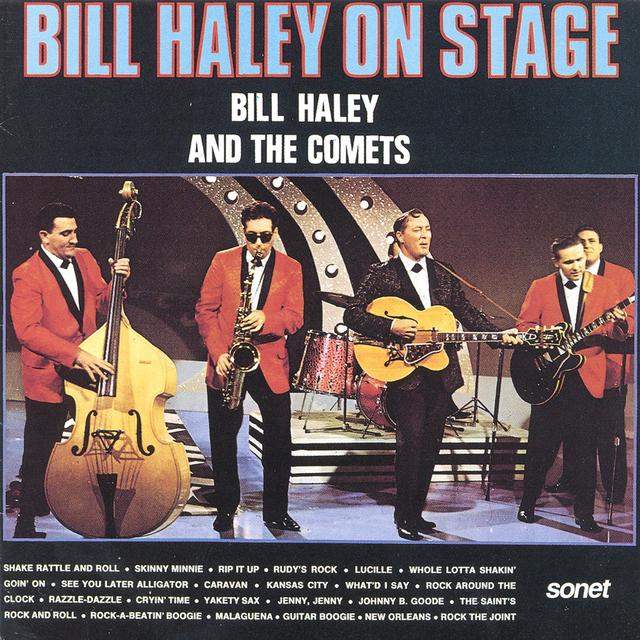 Album cover art for Bill Haley on Stage