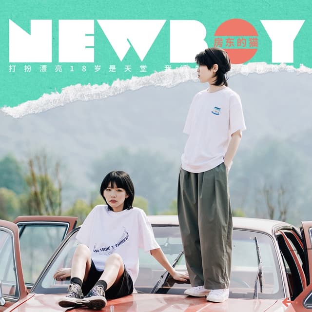 Album cover art for New Boy