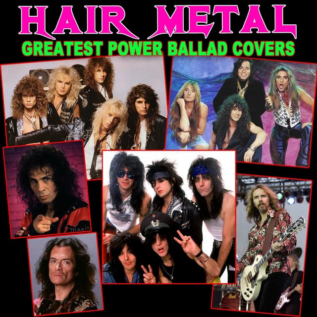 Album cover art for Hair Metal Greatest Power Ballad Covers