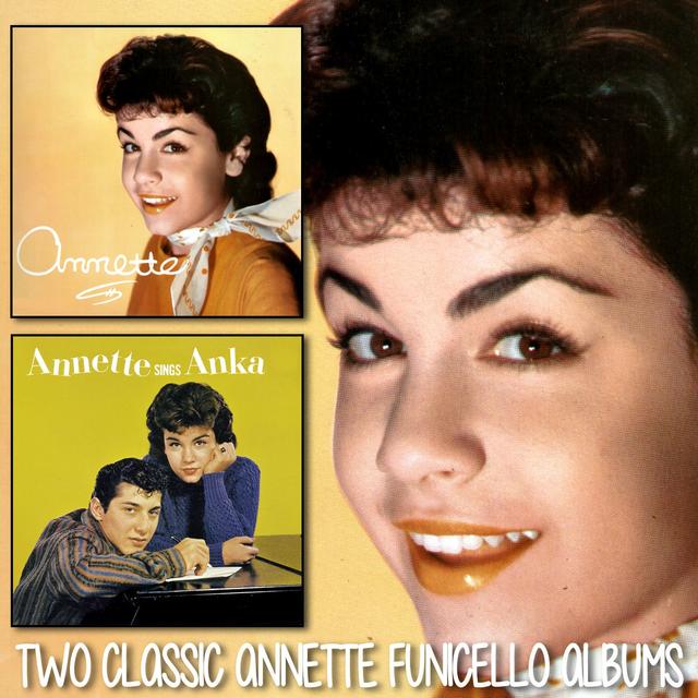 Album cover art for Annette / Annette Sings Paul Anka