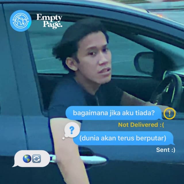 Album cover art for bagaimana jika aku tiada (dunia akan terus berputar)