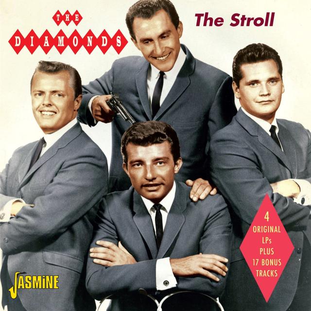 Album cover art for The Stroll - 4 Original LPs Plus 17 Bonus Tracks .