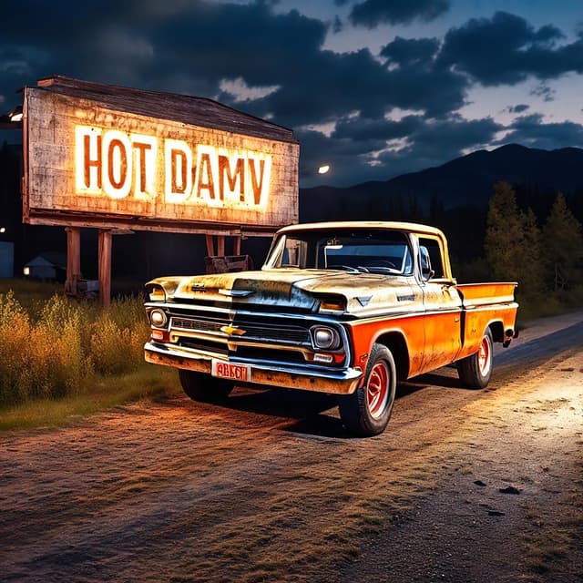 Album cover art for HOT DAMN