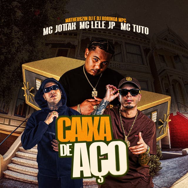 Album cover art for Caixa de Aço