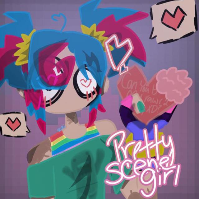 Album cover art for Pretty Scene Girl! - Single