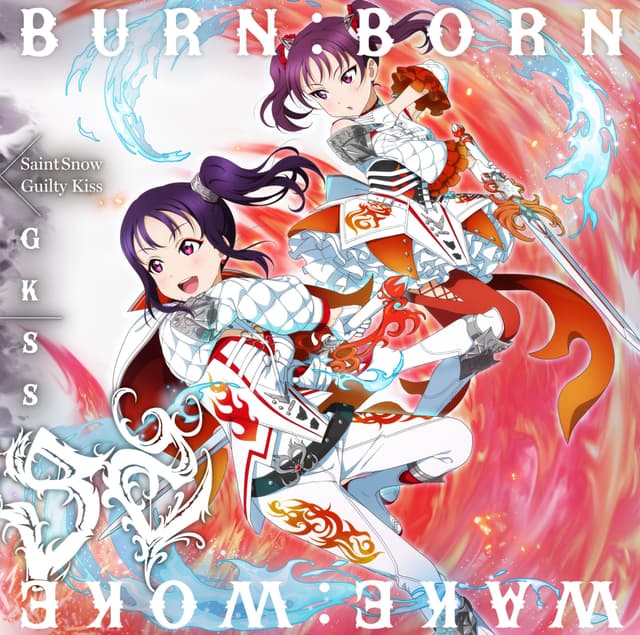 Album cover art for WAKE:WOKE / BURN:BORN【Saint Snow盤】