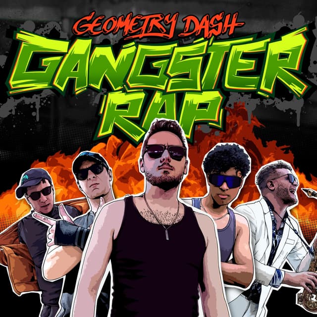 Album cover art for GEOMETRY DASH GANGSTER RAP