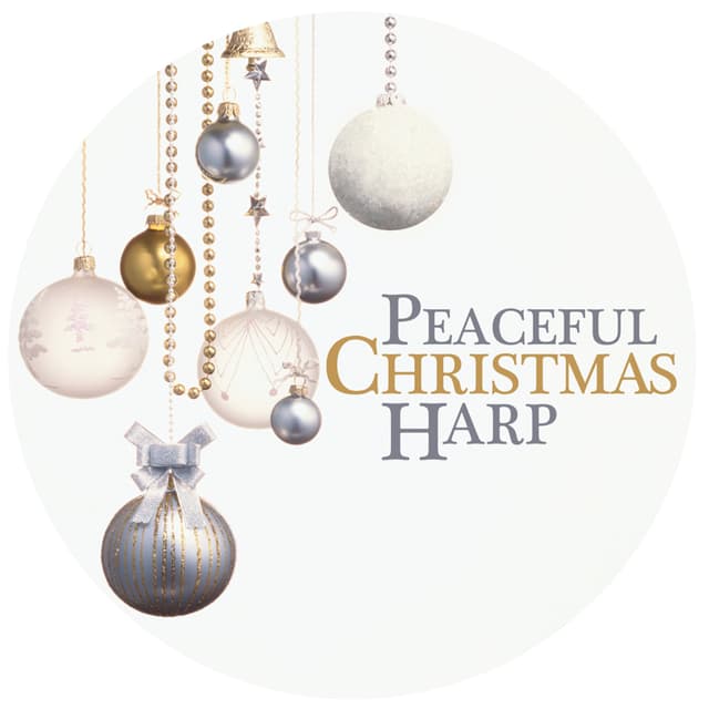 Album cover art for Peaceful Christmas Harp