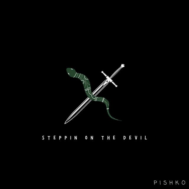 Album cover art for Steppin' on the devil